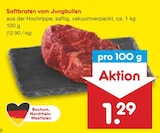 Aktuelle Braten Angebote bei Netto Marken-Discount in Remscheid Aktuelles Saftbraten vom Jungbullen Angebot bei Netto Marken-Discount in Remscheid ab 1,29 €