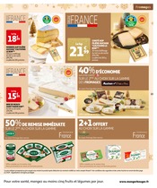 Promos Crème de fromage dans le catalogue "Réveillons Noël : Tous les plaisirs de la table à petits prix" de Auchan Supermarché à la page 13