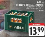 helles Pülleken im Angebot bei EDEKA in Voerde helles Pülleken Angebote von Veltins bei EDEKA Voerde für 13,99 €