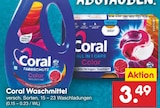 Waschmittel Angebote von Coral bei Netto Marken-Discount Pirmasens für 3,49 €