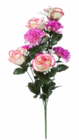 PIQUET OEILLETS ET ROSES 10 TÊTES - Gifi PIQUET OEILLETS ET ROSES 10 TÊTES à 2,99 € dans le catalogue Gifi