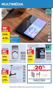 Promotion Toshiba dans le prospectus Carrefour, valable du 21/07/2026 au 03/08/2026 Promo Toshiba dans le catalogue Carrefour du moment à la page 58