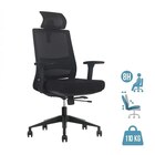 Fauteuil de bureau ARTY - accoudoirs réglables - appuie- tête - noir - Bureau Vallée à Saint-Étienne Fauteuil de bureau ARTY - accoudoirs réglables - appuie- tête - noir en promo chez Bureau Vallée Saint-Étienne à 199,00 €
