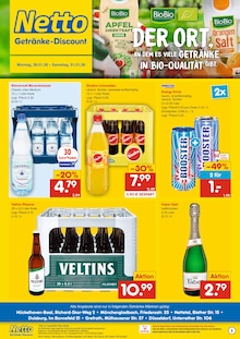 Saft im Netto Marken-Discount Prospekt "DER ORT, AN DEM DU IMMER AUSGEZEICHNETE PREISE FINDEST." mit 2 Seiten (Mönchengladbach)