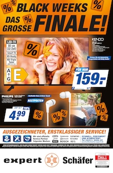 Aktueller expert Schäfer Prospekt "BLACK WEEKS - DAS GROßE FINALE!" Seite 1 von 4 Seiten