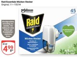 Raid Essentials Mücken-Stecker im Angebot bei GLOBUS in Bad Homburg Raid Essentials Mücken-Stecker Angebote von SC Johnson bei GLOBUS Bad Homburg für 4,99 €