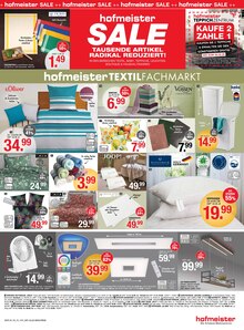 Kopfkissen im hofmeister Prospekt "MACH DEIN ZUHAUSE TRAUMHAFT SCHÖN" mit 12 Seiten (Reutlingen)