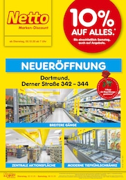 Netto Marken-Discount Prospekt für Dortmund: "Neueröffnung - 10% auf ALLES", 6 Seiten, 02.12.2025 - 06.12.2025