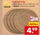 Aktuelles Tischset 4-teilig Angebot bei Netto Marken-Discount in Heilbronn ab 4,99 €