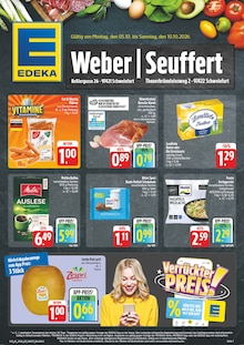 EDEKA Schweinfurt Prospekt der aktuellen Woche, gültig von 05.10.2026 bis 10.10.2026 Aktueller EDEKA Schweinfurt Prospekt "Wir lieben Lebensmittel!" mit 8 Seiten