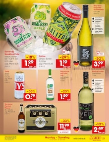 Bier im Netto Marken-Discount Prospekt "Aktuelle Angebote" mit 58 Seiten (Wiesbaden)