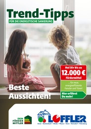 Bauzentrum Löffler Prospekt für Netzschkau mit 9 Seiten Bauzentrum Löffler Prospekt für Netzschkau: "Trend-Tipps für die energetische Sanierung", 9 Seiten, 09.05.2025 - 18.05.2025