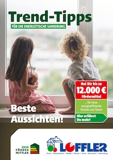 Bauzentrum Löffler Prospekt Trend-Tipps für die energetische Sanierung mit 9 Seiten
