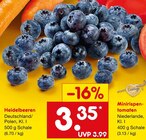 Heidelbeeren im Netto Marken-Discount Prospekt Heidelbeeren von im aktuellen Netto Marken-Discount Prospekt für 3,35 €