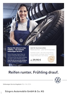 Volkswagen Prospekt Der Frühling startet mit Power mit 1 Seite
