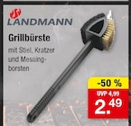 Grillbürste von LANDMANN für 2,49 € bei Zimmermann im Angebot Grillbürste von LANDMANN im aktuellen Zimmermann Prospekt