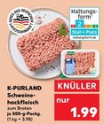 Aktuelles Schweinehackfleisch Angebot bei Kaufland in Potsdam ab 1,99 €