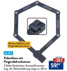 Faltschloss mit Fingerabdrucksensor im Angebot bei ALDI SÜD in Hofheim Faltschloss mit Fingerabdrucksensor Angebote bei ALDI SÜD Hofheim für 59,99 €