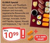 Spezial im Angebot bei GLOBUS in Rostock Spezial Angebote von GLOBUS bei GLOBUS Rostock für 10,99 €