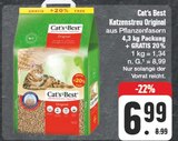Katzenstreu Original im Angebot bei EDEKA in Suhl Katzenstreu Original Angebote von Cat's Best bei EDEKA Suhl für 6,99 €