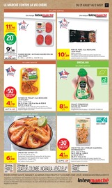 Promos Poulet dans le catalogue "34% EN AVANTAGE CARTE" de Intermarché Super Poulet en promo dans le catalogue Intermarché Super à la page 7