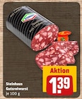 Gutsrotwurst im Angebot bei REWE in Karlsruhe Gutsrotwurst Angebote von Steinhaus bei REWE Karlsruhe für 1,39 €
