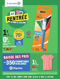 Prospectus E.Leclerc à Guenouvry: "La rentrée à prix E. Leclerc", 52} pages, 30/07/2024 - 07/09/2024