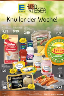 EDEKA Prospekt der Woche "Aktuelle Angebote" Seite 1, 20.07.2026 bis 25.07.2026 für Essen Aktueller EDEKA Prospekt "Aktuelle Angebote" Seite 1 von 4 Seiten für Essen