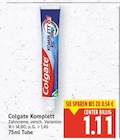 Komplett Zahncreme von Colgate für 1,11 € bei E center im Angebot Komplett Zahncreme von Colgate im aktuellen E center Prospekt