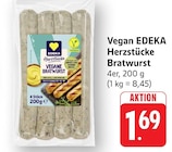 EDEKA - Herzstücke Vegane Bratwurst Angebot im Prospekt Herzstücke Vegane Bratwurst bei EDEKA im Prospekt "" für 1,69 €