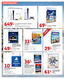 Prix et réduction Console PS5 dans le prospectus Auchan Hypermarché en cours Offre Console PS5 dans le catalogue Auchan Hypermarché du moment à la page 106
