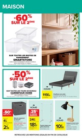 Promos Canapé dans le catalogue "Carrefour" de Carrefour Canapé en promo dans le catalogue Carrefour à la page 79