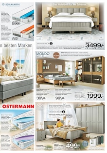 Boxspringbett im aktuellen Ostermann Prospekt (Essen) Boxspringbett im Ostermann Prospekt "Einrichten mit den besten Marken" mit 12 Seiten (Essen)
