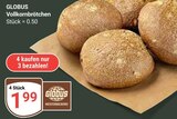 Aktuelles Vollkornbrötchen Angebot bei GLOBUS in Jena ab 1,99 €