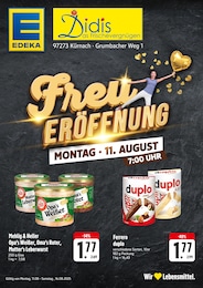 EDEKA Prospekt für Rottendorf: "Freu ERÖFFNUNG", 4 Seiten, 11.08.2025 - 16.08.2025