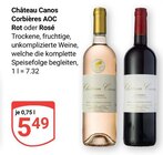 Corbières AOC Rot Angebote von Château Canos bei GLOBUS Worms für 5,49 €