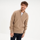 Pull camionneur manches longues taupe homme à 35,99 € dans le catalogue La Halle