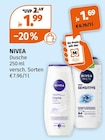 Dusche im Angebot bei Müller in Mainz Dusche Angebote von NIVEA bei Müller Mainz für 1,69 €