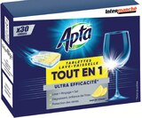 Tablettes lave-vaisselle tout en 1 citron x26 - APTA - Intermarché Hyper à Saint-Martin-d'Hères Tablettes lave-vaisselle tout en 1 citron x26 - APTA en promo chez Intermarché Hyper Saint-Martin-d'Hères à 2,28 €