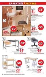 Promos Chaise dans le catalogue "LES PRIX BAS Spécial rentrée" de Hyper U Chaise en promo dans le catalogue Hyper U à la page 56