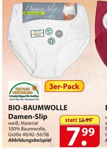 Bio-Baumwolle Damen-Slip bei famila Nordost in Hamburg Bio-Baumwolle Damen-Slip im Angebot bei famila Nordost Hamburg für 7,99 €