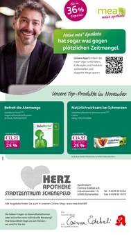 Aktueller mea - meine apotheke Prospekt "Unsere November-Angebote" Seite 1 von 4 Seiten für Hamburg