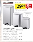 PedalAbfalleimer „Chicago“ im Angebot bei XXXLutz Möbelhäuser in Esslingen PedalAbfalleimer „Chicago“ Angebote von Fackelmann bei XXXLutz Möbelhäuser Esslingen für 29,99 €