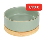 Promo more LIFESTYLEPETS Gamelle Céramique & Support bois menthe 350 ml à 7,99 € dans le catalogue Maxi Zoo à Saint-Herblain