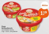 Brotaufstrich Tomate Mozzarella im Angebot bei tegut in Weimar Brotaufstrich Tomate Mozzarella Angebote von Popp bei tegut Weimar für 1,19 €