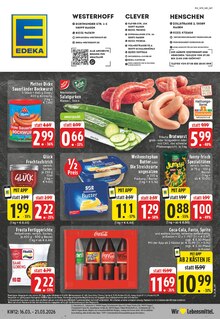 Bratwurst im aktuellen EDEKA Prospekt (Hagen (Stadt der FernUniversität)) Bratwurst im EDEKA Prospekt "Aktuelle Angebote" mit 24 Seiten (Hagen (Stadt der FernUniversität))
