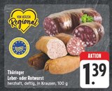 Leberwurst im Angebot bei EDEKA in Chemnitz Leberwurst Angebote bei EDEKA Chemnitz für 1,39 €