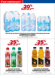 Prix et réduction Sirop dans le prospectus Carrefour en cours Offre Sirop dans le catalogue Carrefour du moment à la page 28