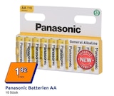 Batterien AA Angebote von Panasonic bei Action Erkrath für 1,82 €
