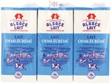 Lait demi-écrémé - ALSACE LAIT en promo chez Intermarché Nancy à 3,47 €